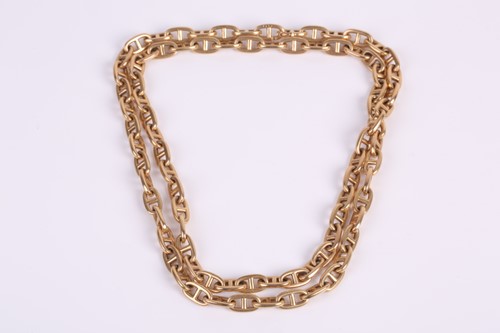Lot 306 - Hermes, Paris. An 18ct yellow gold chaine...
