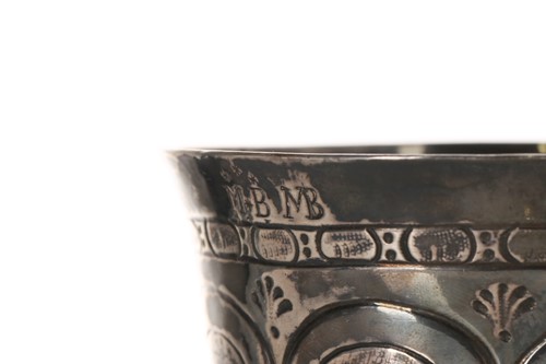 Lot 329 - A Charles II silver footed porringer, London...