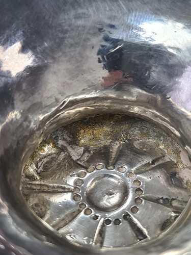 Lot 329 - A Charles II silver footed porringer, London...