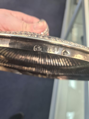 Lot 532 - A pair of mid 18th century Irish silver soup...
