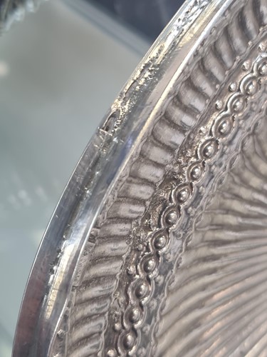Lot 532 - A pair of mid 18th century Irish silver soup...