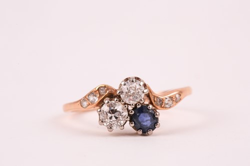 Lot 80 - An early 20th century diamond and sapphire...