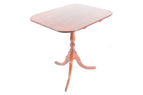 Lot 267 - A George IV figured mahogany rectangular 'Snap-...