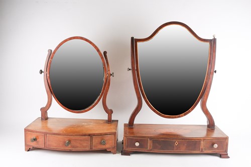 Lot 260 - A George III marquetry inlaid and satinwood...