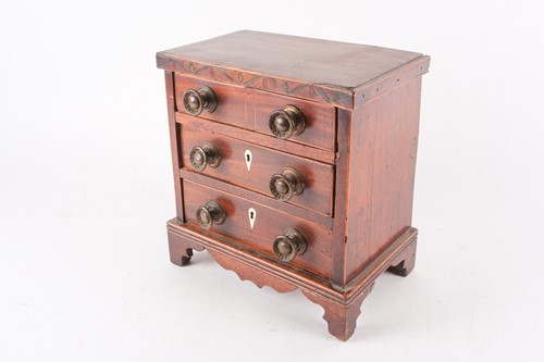Lot 277 - An early 19th century apprentice miniature...