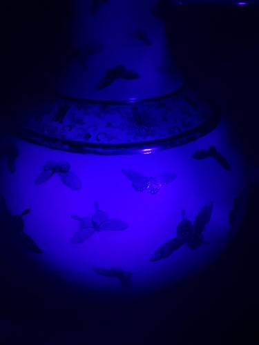 Lot 114 - A Chinese butterfly vase, Guangxu mark and...