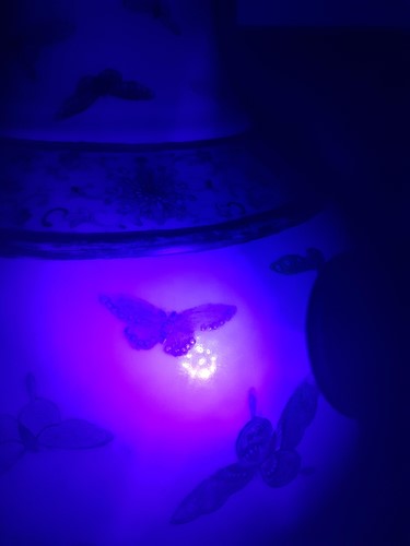 Lot 114 - A Chinese butterfly vase, Guangxu mark and...