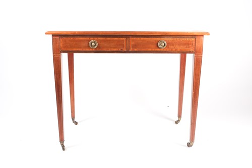 Lot 280 - An Edwardian tulipwood and satinwood strung...