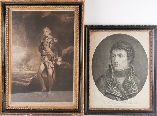 Lot 89 - Charles Turner after J Hoppner, 'Admiral Lord...