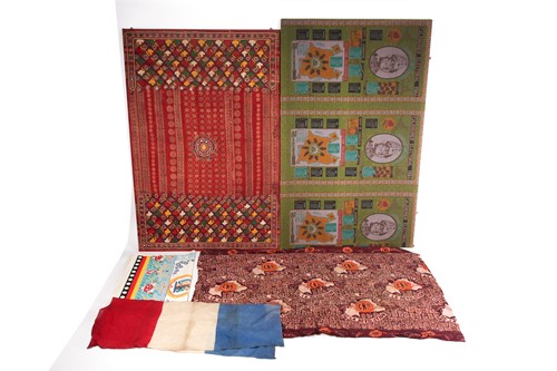 Lot 405 - A President Mobutu propaganda cloth, printed...