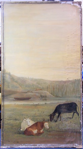 Lot 16 - 19th century Continental school, a large...