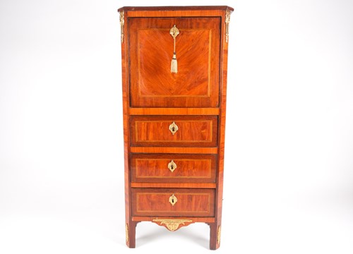 Lot 297 - A Louis XVI style Kingwood and mahogany and...