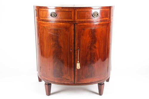 Lot 299 - A George III, Hepplewhite style, satinwood...