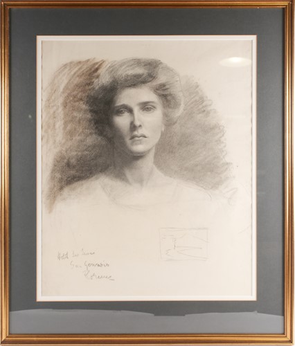 Lot 94 - Early 20th-century school, a head and...