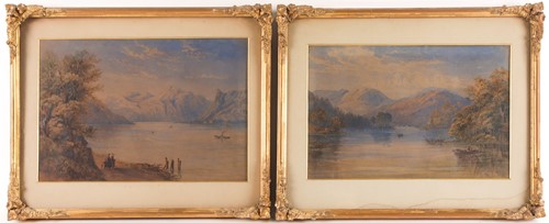 Lot 30 - 19th century Continental school, a pair of...