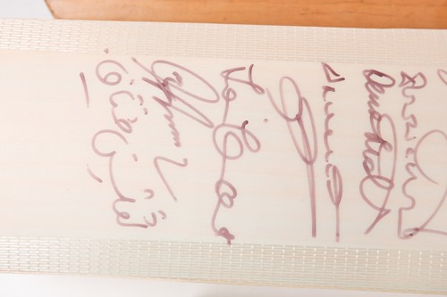 Lot 412 - A multi-signed cricket bat from the MCC Tour...