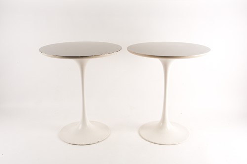 Lot 296 - A pair of Arkana 'Tulip' side tables designed...