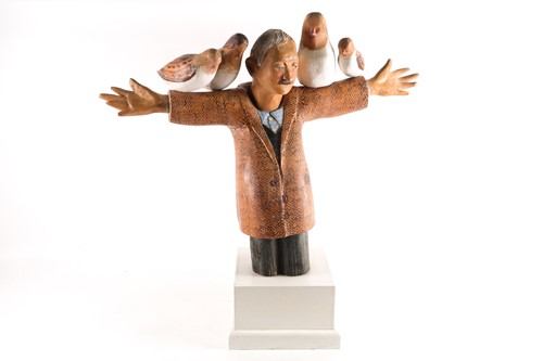 Lot 369 - John Butler (Living) RWA contemporary painted...