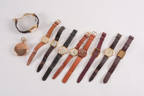 Lot 397 - A collection of gentleman's wristwatches, to...