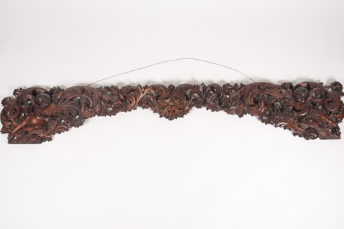 Lot 406 - A 19th century, South European carved and...