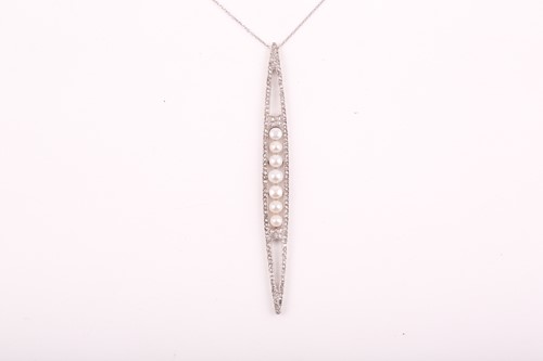 Lot 222 - An unusual converted Edwardian diamond and...