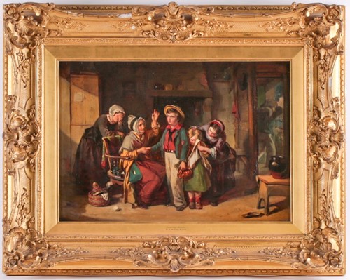 Lot 106 - Robert Thorburn Ross RSA (1816 - 1876),...