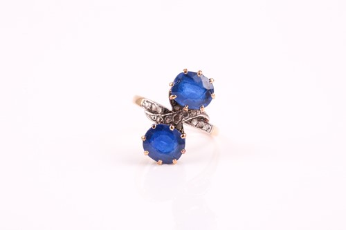 Lot 59 - A late 19th / early 20th century yellow gold,...