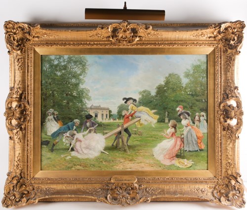 Lot 32 - Lucius Rossi (1846 – 1913) ‘La Balancaire’...