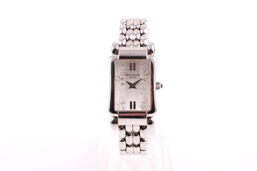 Lot 390 - A Pierre Balmain ladies stainless steel...