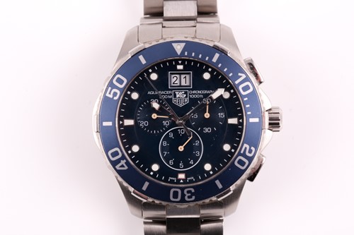 Lot 414 - A Tag Heuer Aquaracer stainless steel...