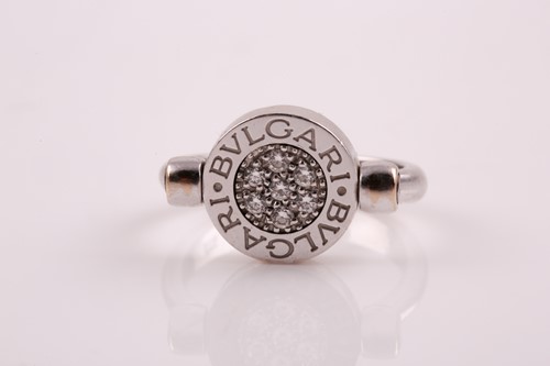 Lot 45 - Bulgari. A 'Bvlgari Bvlgari' 18ct white gold...