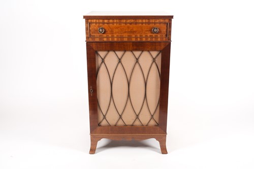 Lot 268 - A Regency style mahogany cabinet, 20th century,...