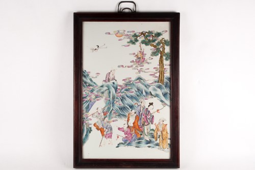Lot 154 - A large Chinese Famille rose porcelain...