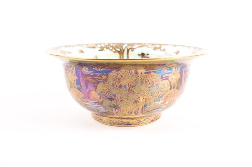 Lot 386 - A Wedgwood Fairyland lustre bowl designed by...