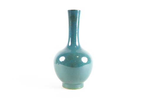 Lot 29 - A Chinese porcelain vase, with robins egg...