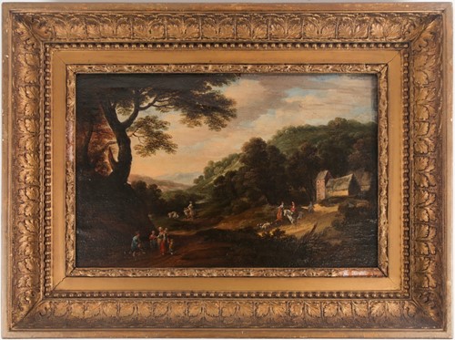 Lot 156 - 18th century Continental school, pastoral...