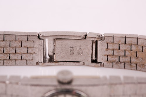 Lot 391 - A mid 20th century ladies white metal watch...