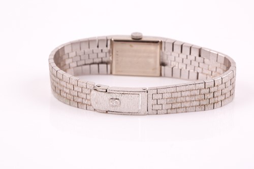Lot 391 - A mid 20th century ladies white metal watch...