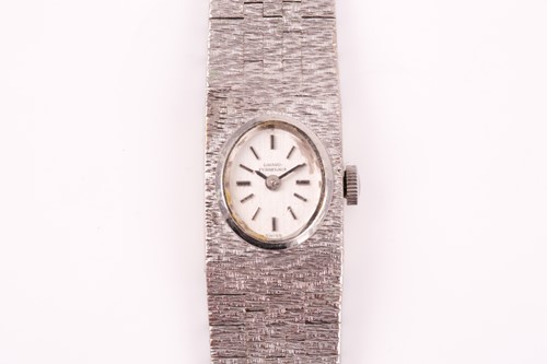 Lot 391 - A mid 20th century ladies white metal watch...