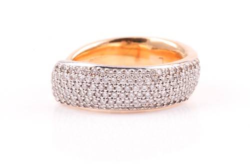 Lot 238 - Links of London. An 18ct gold and diamond half...