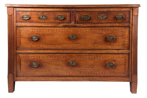 Lot 193 - A late 18th-century Maltese walnut and...