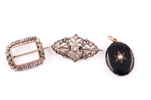 Lot 211 - An early to mid 19th century white metal and...