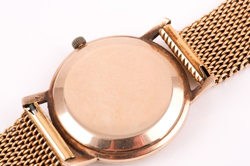 Lot 613 - A Longines gentleman's gold "Flagship...