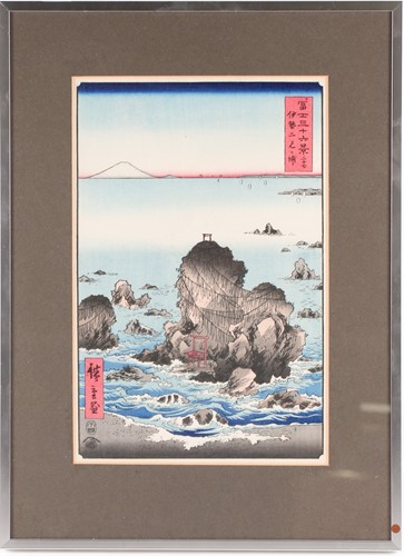 Lot 114 - Utagawa Hiroshige (1797 - 1858), Futamigaura...