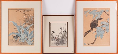 Lot 118 - Kono Bairei (1844 - 1895), a woodblock print...