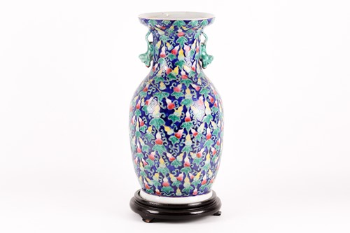 Lot 126 - A Chinese porcelain vase, early 20th century,...