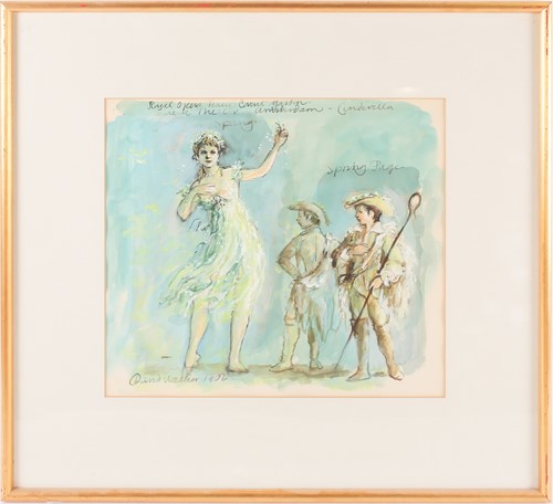 Lot 9 - David Walker (1934-2008), costume designs from...