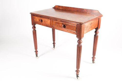 Lot 196 - Edwards & Roberts, a burr walnut veneered two...