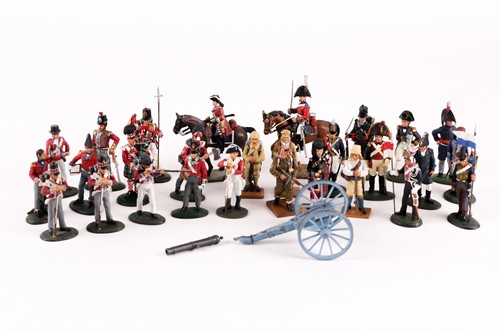 Lot 262 - A collection of painted lead Del Prado...