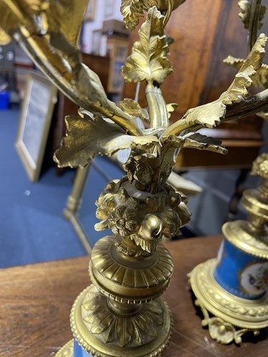 Lot 269 - A late 19th century Japy Freres ormolu clock...